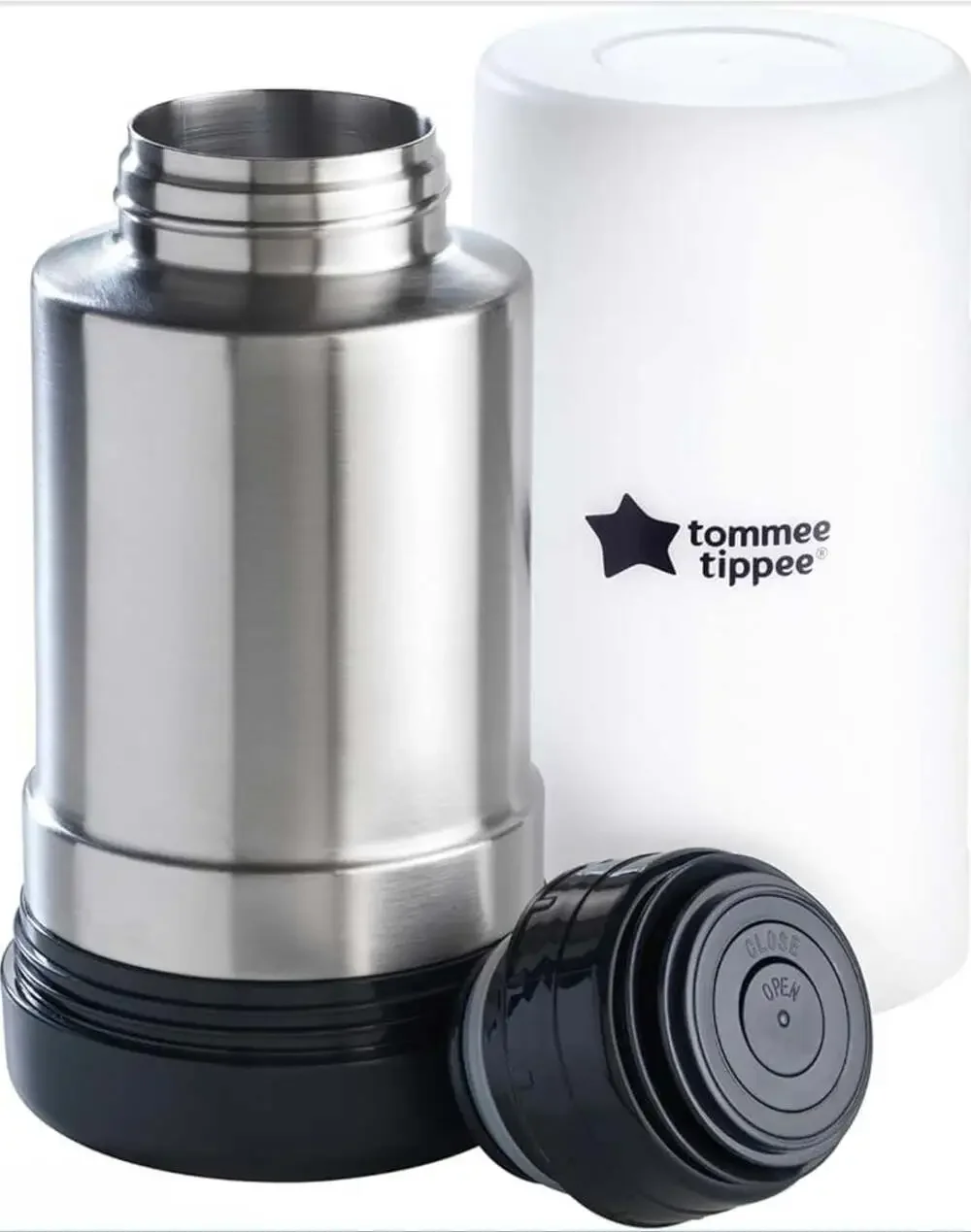 Tommee Tippee Closer to Nature Portable Travel Thermal Baby Bottle Warmer Flask